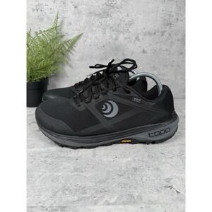 Topo Athletic Terraventure 4 WP Black/Charcoal Trail Running Shoe Men's Sz 9.5